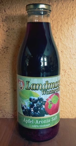Apfelsaft 1 Liter Glasflasche