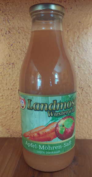 Apfelsaft 1 Liter Glasflasche