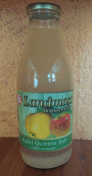 Apfelsaft 1 Liter Glasflasche