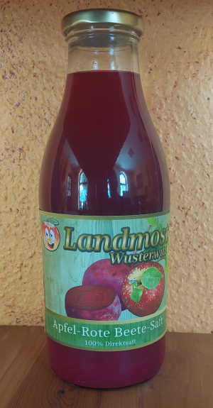 Apfelsaft 1 Liter Glasflasche