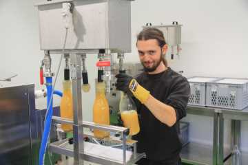 Abfüllen in Glasflaschen