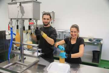 Abfüllen in Glasflaschen